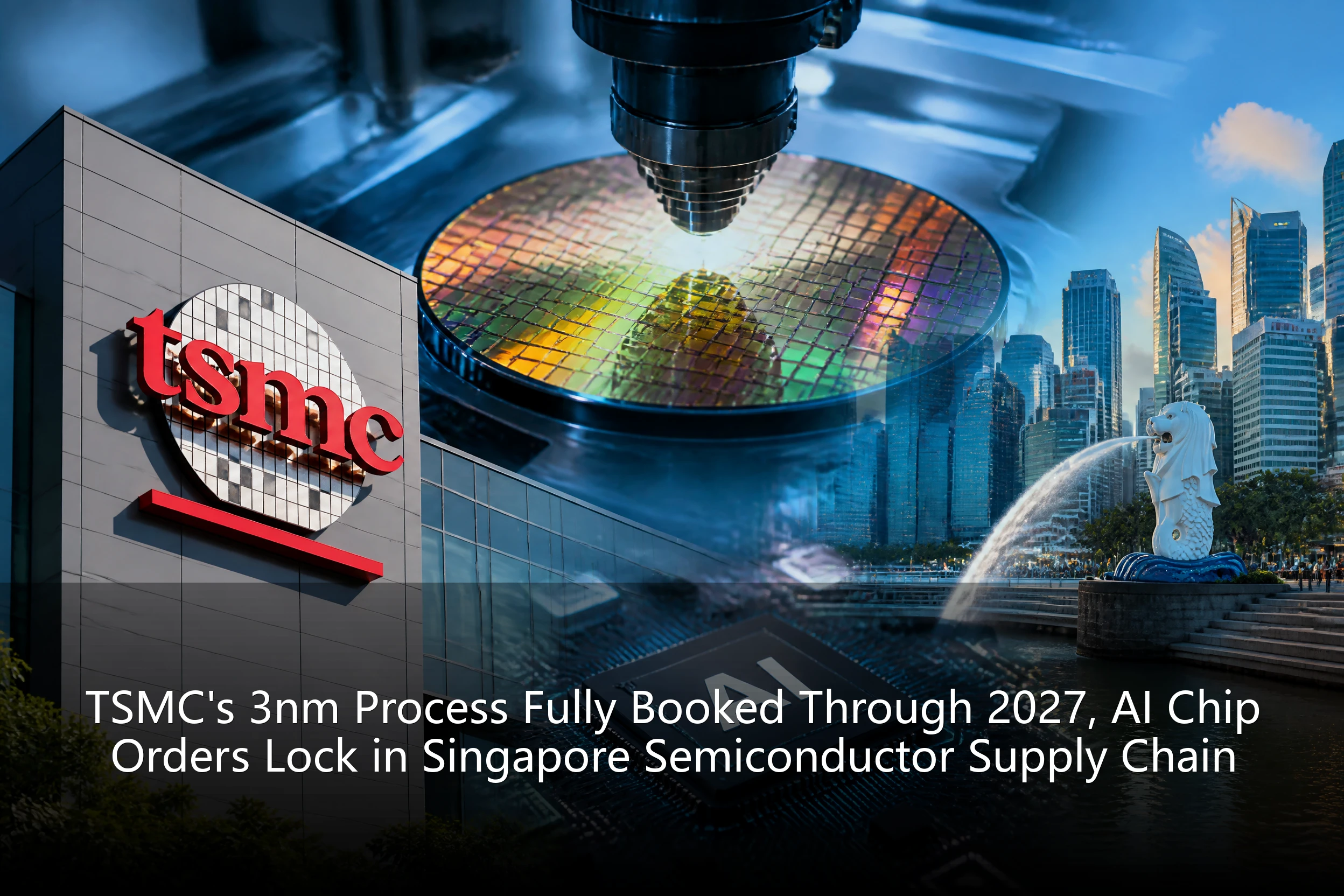 TSMC's 3nm Process Fully Booked Through 2027, AI Chip Orders Lock in Singapore Semiconductor Supply Chain