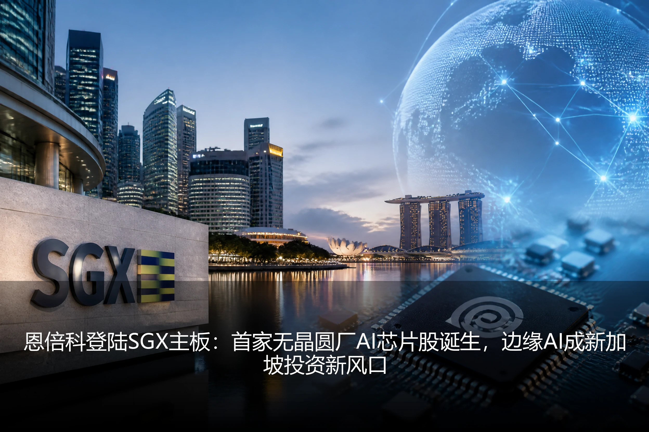恩倍科登陆SGX主板：首家无晶圆厂AI芯片股诞生，边缘AI成新加坡投资新风口