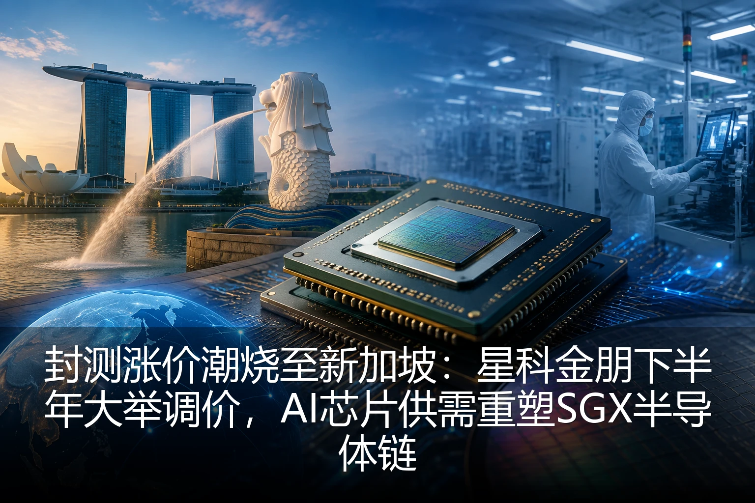 封测涨价潮烧至新加坡：星科金朋下半年大举调价，AI芯片供需重塑SGX半导体链